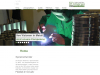mecaplexmetall.ch Webseite Vorschau