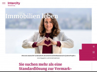 intercity.ch Webseite Vorschau
