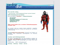 profrie-dive.de Webseite Vorschau