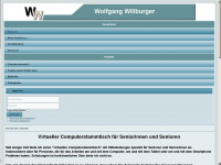 willburger.cc Webseite Vorschau