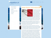 mapetition.ch Webseite Vorschau
