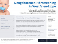 hoerscreening-wl.de Webseite Vorschau