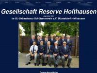 gesellschaftreserve-holthausen.de Webseite Vorschau