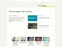 conzettverlag.ch Webseite Vorschau