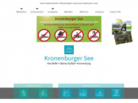 kronenburger-see.de Webseite Vorschau