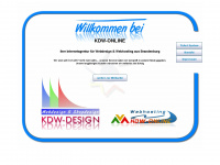 kdw-online.com Webseite Vorschau