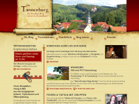 tannenburg.de Webseite Vorschau