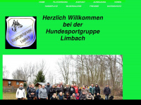 hundesportgruppe-limbach.de Webseite Vorschau