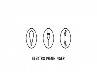 elektro-pfenninger.ch Webseite Vorschau