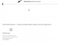 hirsch-performance.ch Webseite Vorschau