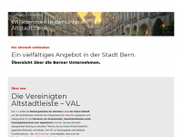 bern-altstadt.ch Webseite Vorschau