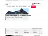 verwaltungsgericht-goettingen.niedersachsen.de Webseite Vorschau