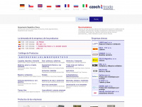 czechtrade.es Webseite Vorschau