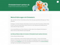 cholesterinwert-senken.de Webseite Vorschau