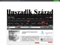 huszadikszazad.hu Webseite Vorschau