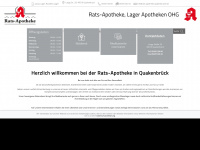 rats-apotheke-quakenbrueck.de Webseite Vorschau