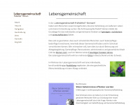 lebensgemeinschaft.net Webseite Vorschau