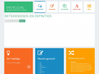 encyclo.nl Webseite Vorschau