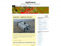 oggstreamer.wordpress.com Webseite Vorschau