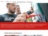 gysin-elektro.ch Webseite Vorschau