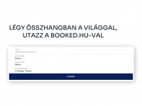 booked.hu Webseite Vorschau