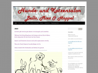 hundesalon-bello-miez-hoppel.de Webseite Vorschau