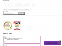 nachhaltigejobs.de Webseite Vorschau