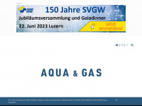 aquaetgas.ch Webseite Vorschau