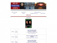 tribuenewien.at Webseite Vorschau