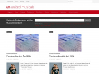 unitedmusicals.de Webseite Vorschau