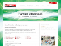 printline.ch Webseite Vorschau