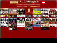 a-z-eventratgeber.at Webseite Vorschau