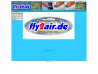 fly2air.de Webseite Vorschau