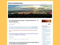 einfachemeditationen.wordpress.com Webseite Vorschau