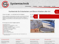 sgsystemtechnik.de Webseite Vorschau