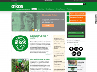 oikos.pt Webseite Vorschau