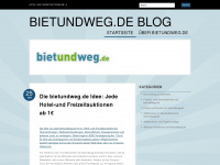 bietundweg.wordpress.com Webseite Vorschau