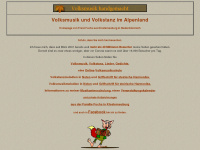 volksmusik.cc Webseite Vorschau