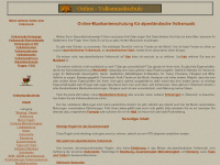 volksmusikschule.at Webseite Vorschau