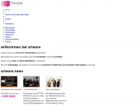artware.cc Webseite Vorschau
