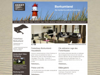 borkumland.de Webseite Vorschau