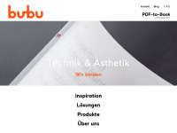 bubu.ch Webseite Vorschau