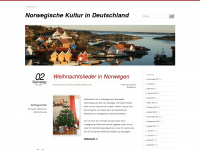 norwegischekulturhappen.wordpress.com Webseite Vorschau