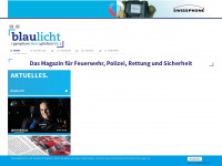 blaulicht-iv.ch Webseite Vorschau