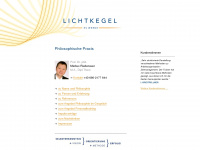lichtkegel.com Webseite Vorschau