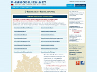 d-immobilien.net Webseite Vorschau