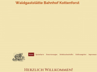 waldgaststätte-bahnhof-kottenforst.de Webseite Vorschau