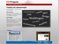 chi-projects.ch Webseite Vorschau