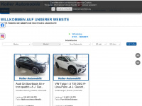koller-automobile.de Webseite Vorschau