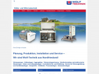 wolf-technik.com Webseite Vorschau